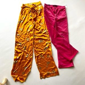 Set of 2 pairs of brand name pants
